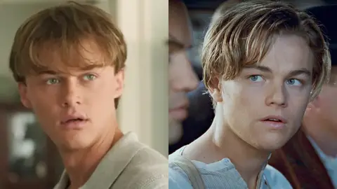 Chris Briney y Leonardo DiCaprio Chris Briney y Leonardo DiCaprio