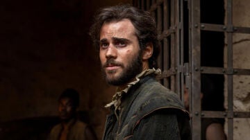 Julio Peña como Miguel de Cervantes en una escena de El cautivo