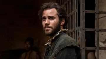 Julio Peña como Miguel de Cervantes en una escena de El cautivo Julio Peña como Miguel de Cervantes en una escena de El cautivo