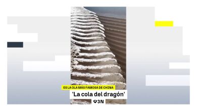 VÍDEO: la 'Cola de Dragón', el fenómeno que crea olas de 9 metros en un río de China