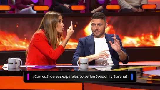 La advertencia de Susana Saborido a Joaqu&iacute;n a la hora de hablar de los exnovios