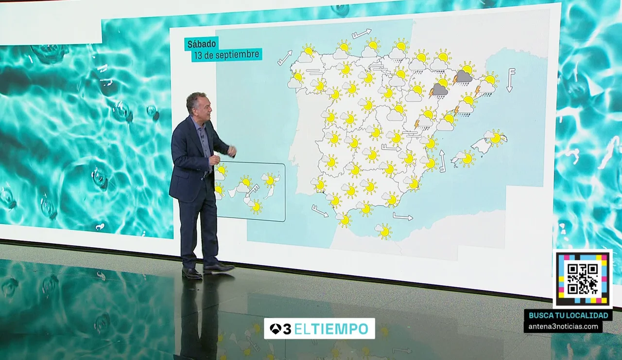 Previsión para el sábado 13 de septiembre
