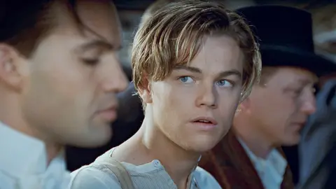 Leonardo DiCaprio como Jack en Titanic Leonardo DiCaprio como Jack en Titanic