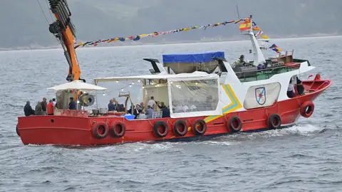 La cena del rey Juan Carlos junto a su familia en alta mar La cena del rey Juan Carlos junto a su familia en alta mar