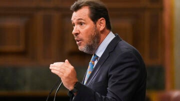 Imagen del ministro de Transportes, Óscar Puente. 