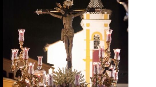 Imagen del Sant&iacute;simo Cristo del Crucero, de Almad&eacute;n. 