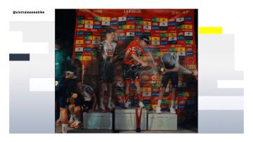 Celebración ciclistas