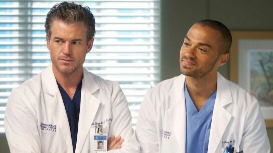 Eric Dane y Jesse Williams en Anatom&iacute;a de Grey
