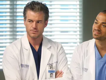 Eric Dane y Jesse Williams en Anatomía de Grey Eric Dane y Jesse Williams en Anatomía de Grey