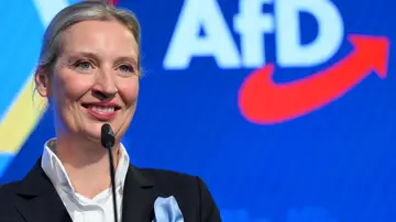 Imagen de Alice Weidel, una de los líderes de AfD en Alemania. Imagen de Alice Weidel, una de los líderes de AfD en Alemania.