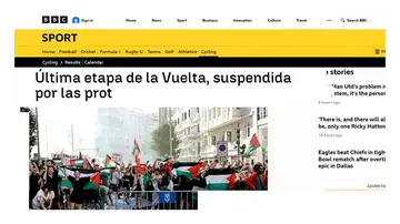 La prensa se hace eco de las protestas en Madrid en la Vuelta a España La prensa se hace eco de las protestas en Madrid en la Vuelta a España