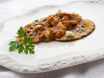 La receta griega de Joseba Argui&ntilde;ano: strapatsada, revuelto de huevo, tomate y feta