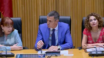 Pedro Sánchez: "Ni Rusia ni Israel deben ir a ninguna competición mientras no cese la barbarie" Pedro Sánchez: "Ni Rusia ni Israel deben ir a ninguna competición mientras no cese la barbarie"