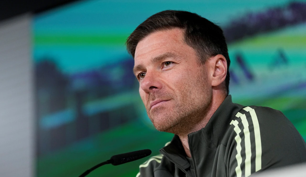 Xabi Alonso, en rueda de prensa