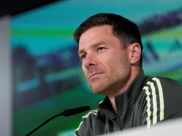 Xabi Alonso, en rueda de prensa
