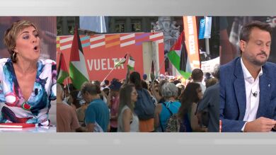 Tensión en Espejo Público por las protestas que impidieron el final de la Vuelta a España: 