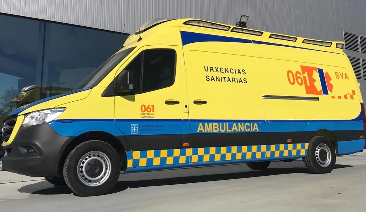 Ambulancia 061 de Galicia.