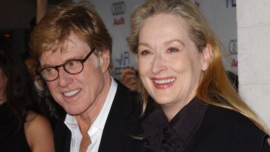 Robert Redford y Meryl Streep en 2007