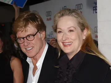 Robert Redford y Meryl Streep en 2007 Robert Redford y Meryl Streep en 2007