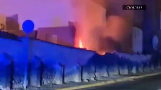 Incendio en una casa de Gran Canaria Incendio en una casa de Gran Canaria