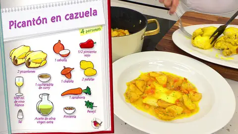 Ingredientes Picantón en cazuela Ingredientes Picantón en cazuela