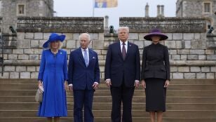 Trump con el rey Carlos III 