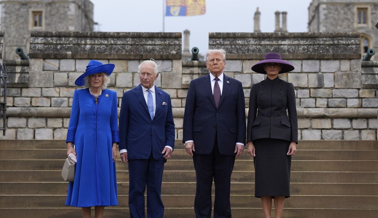 Trump con el rey Carlos III 