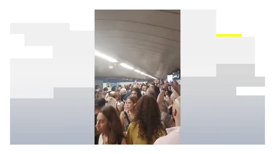 Caos en el metro Caos en el metro