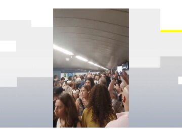 Caos en el metro
