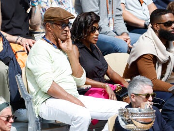 Yannick Noah, en la final de Roland Garros entre Sinner y Alcaraz
