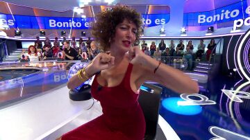 La euforia de Rocío Madrid al reconocer la canción en La Pista: “¡Que me emociono!”