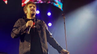 David Mu&ntilde;oz de Estopa se presenta en concierto el 27 de noviembre de 2015 en Barcelona, ​​Espa&ntilde;a.