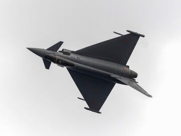Un avión Eurofighter en el X Festival Aéreo Internacional de Torre del Mar Un avión Eurofighter en el X Festival Aéreo Internacional de Torre del Mar