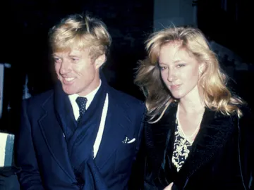 Robert Redford y su hija Shauna en 1983 Robert Redford y su hija Shauna en 1983