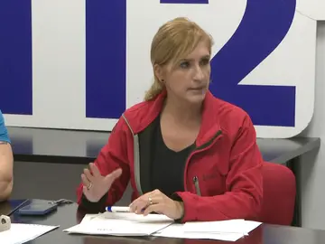 Salomé Pradas en la reunión del Cecopi Salomé Pradas en la reunión del Cecopi