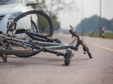 Bici en la carretera