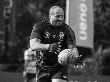 El jugador de rugby Esteban Racca