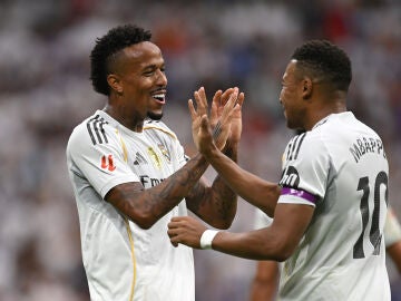 Militao y Mbappé, goleadores del Real Madrid-Espanyol