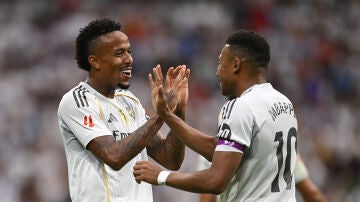 Militao y Mbappé, goleadores del Real Madrid-Espanyol