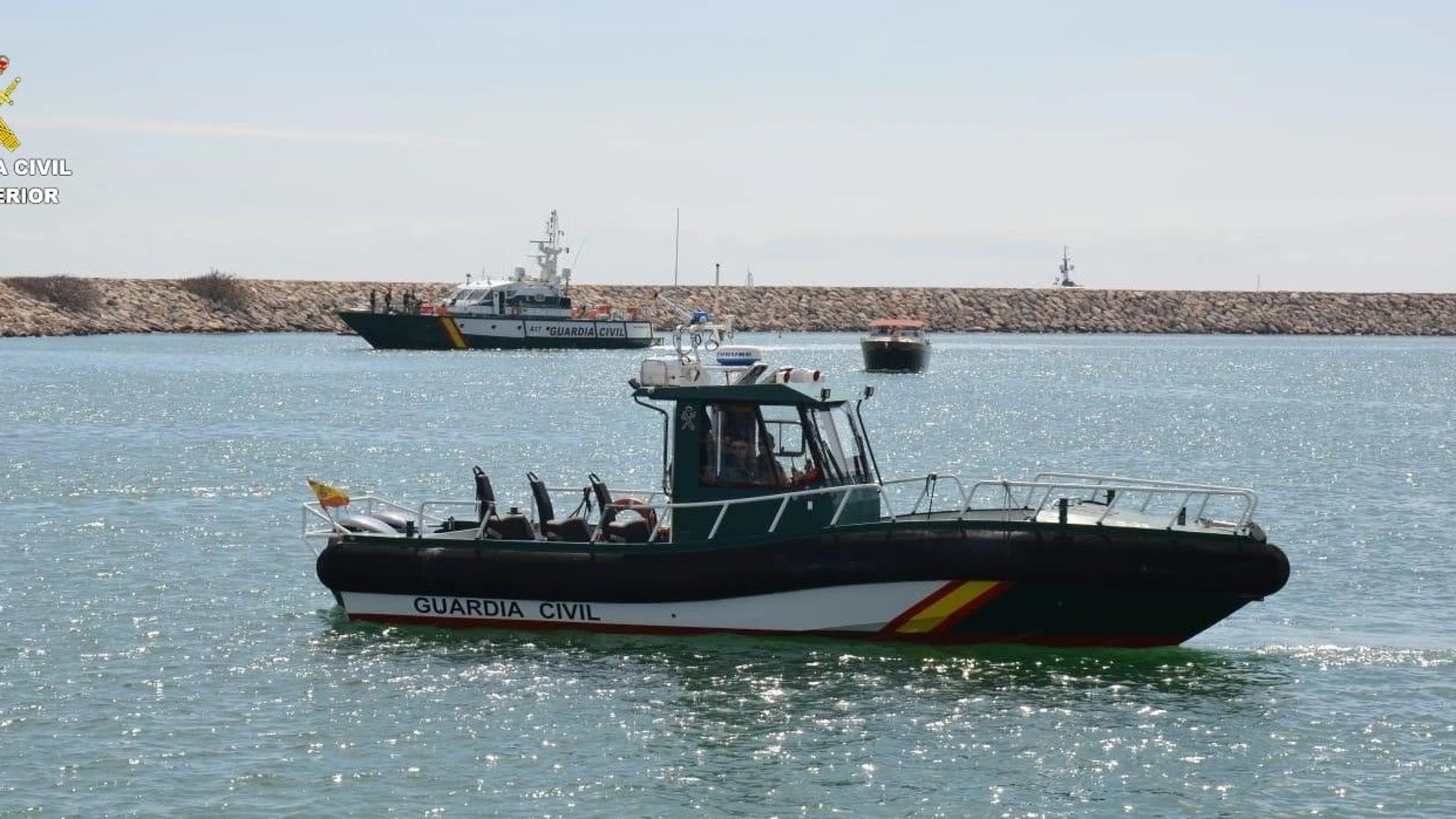 Imagen de archivo de una patrullera marítima de la Guardia Civil. Imagen de archivo de una patrullera marítima de la Guardia Civil.