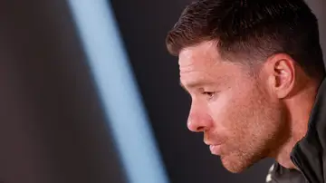 Xabi Alonso en rueda de prensa Xabi Alonso en rueda de prensa