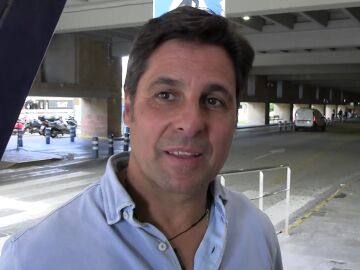 Fran Rivera en el aeropuerto