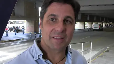 Fran Rivera en el aeropuerto Fran Rivera en el aeropuerto