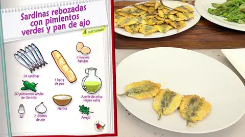 Ingredientes Sardinas rebozadas Ingredientes Sardinas rebozadas