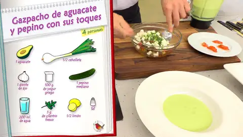 Ingredientes Gazpacho de aguacate y pepino Ingredientes Gazpacho de aguacate y pepino