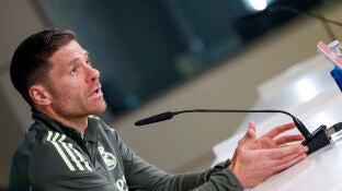 Xabi Alonso, en rueda de prensa