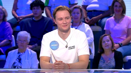 Nuevo récord de Manu: primer concursante de Pasapalabra que coincide con un invitado tres veces