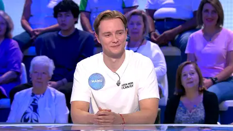Nuevo récord de Manu: primer concursante de Pasapalabra que coincide con un invitado tres veces Nuevo récord de Manu: primer concursante de Pasapalabra que coincide con un invitado tres veces