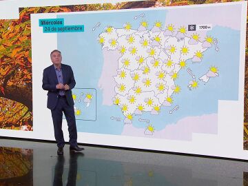 La previsión del miércoles 24 de septiembre