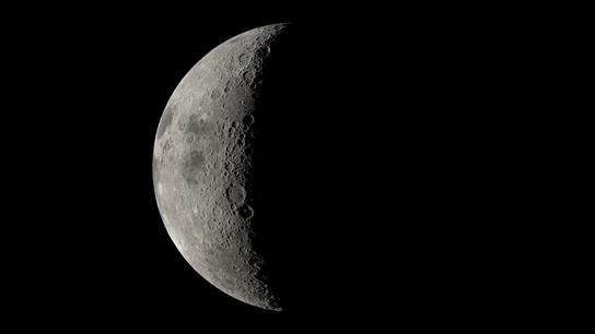Simulación de lo que la tripulación de Artemis II podría ver a través de las ventanas de Orión Simulación de lo que la tripulación de Artemis II podría ver a través de las ventanas de Orión
